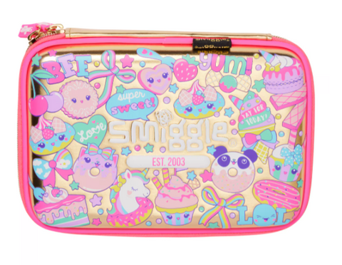 Smiggle Gold Team Hard Top Pencil Case