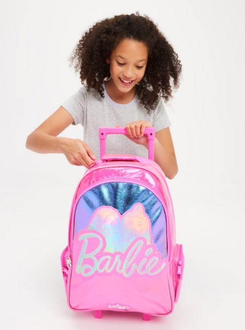 Barbie Trolley Backpack With Light Up Wheels 52cm