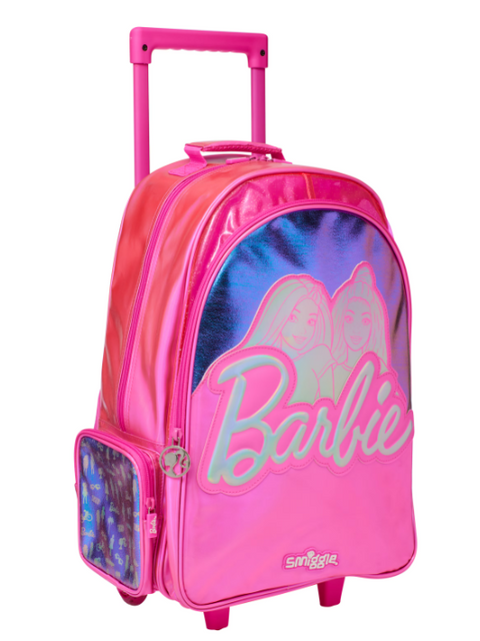 Barbie Trolley Backpack With Light Up Wheels 52cm