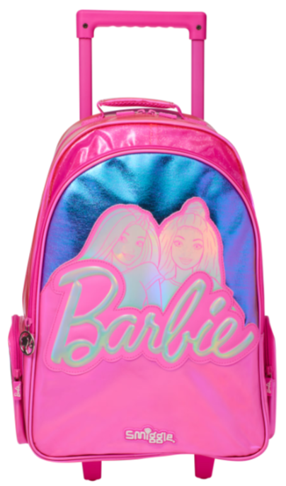 Barbie Trolley Backpack With Light Up Wheels 52cm