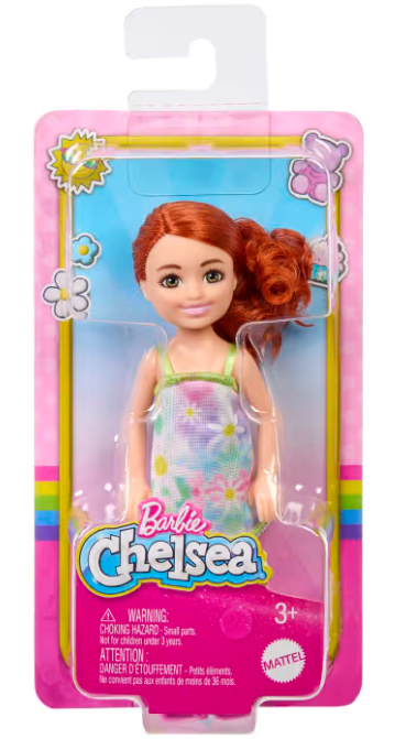 Barbie Chelsea Doll Collection, Small Dolls wearing Removable Fashions and Shoes