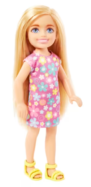 Barbie Chelsea Doll Collection, Small Dolls wearing Removable Fashions and Shoes