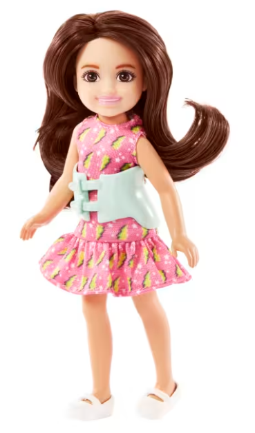 Barbie Chelsea Doll Collection, Small Dolls wearing Removable Fashions and Shoes