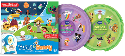 VTech Funny Sunny Pack 2 disques N°1