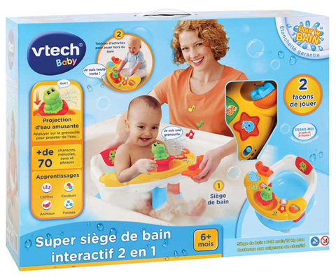 VTech Super Siège De Bain Interactif 2 en 1