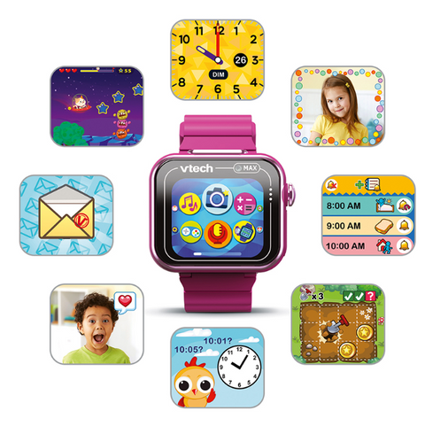 VTech Kidizoom Smartwatch MAX Framboise