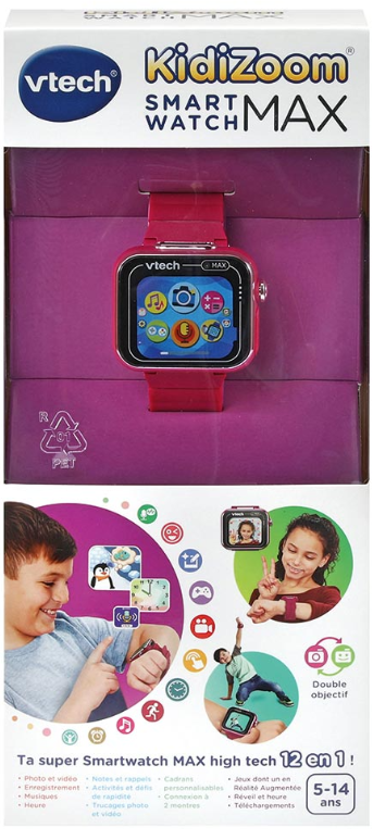 VTech Kidizoom Smartwatch MAX Framboise