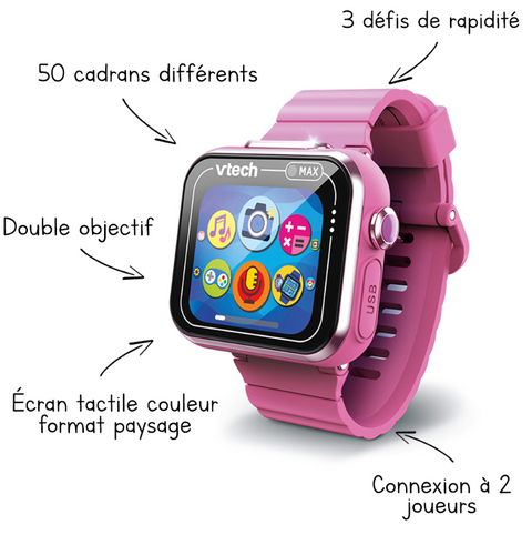 VTech KidiZoom Smartwatch MAX Rose