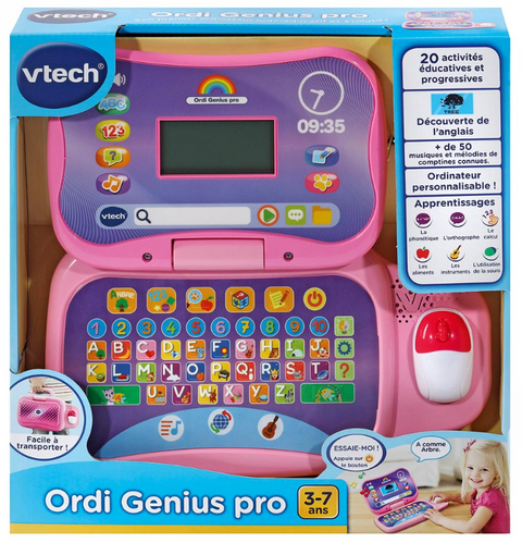 VTech Ordi Genius Pro Rose