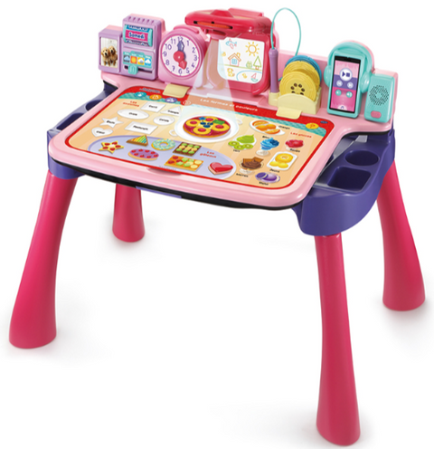 VTech Magi Bureau Interactif 5 en 1 Rose