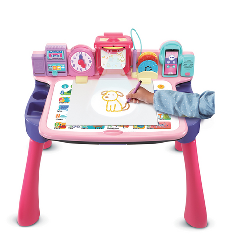 VTech Magi Bureau Interactif 5 en 1 Rose