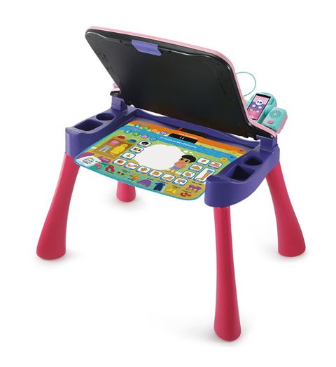 VTech Magi Bureau Interactif 5 en 1 Rose