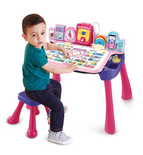 VTech Magi Bureau Interactif 5 en 1 Rose