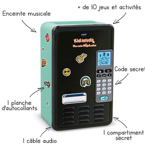 VTech KidiSecrets Mon Casier MagicLocker Bleu