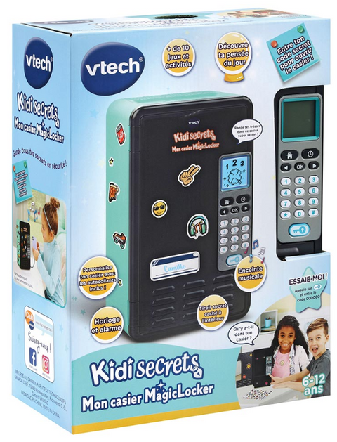 VTech KidiSecrets Mon Casier MagicLocker Bleu