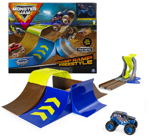 Monster Jam Vehicle Playset