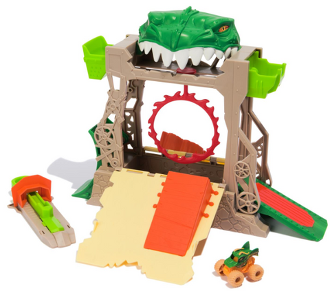 Monster Jam Dragon Dungeon of Doom Playset, Mini Jams