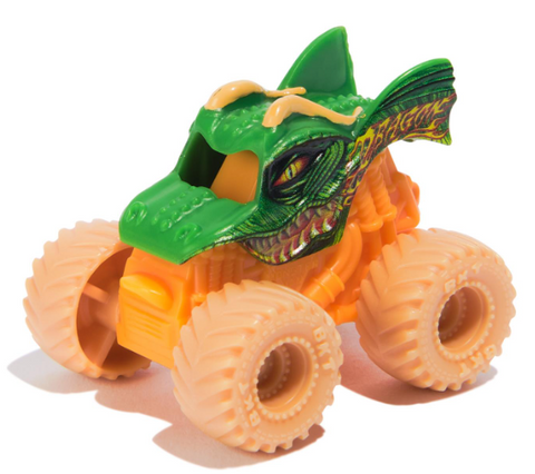 Monster Jam Dragon Dungeon of Doom Playset, Mini Jams