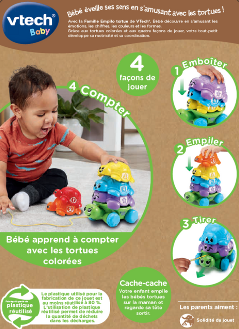 VTech Famille Empilo Tortue