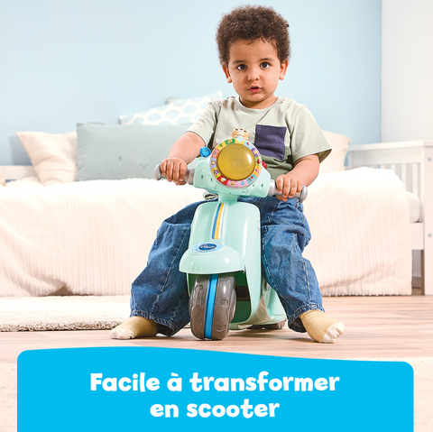 VTech Porteur Scooter Interactif 3 en 1