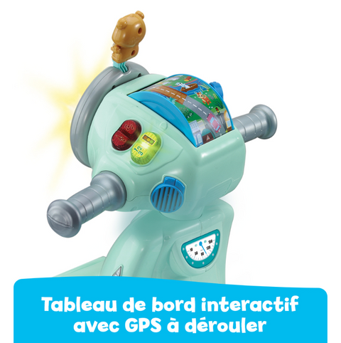 VTech Porteur Scooter Interactif 3 en 1