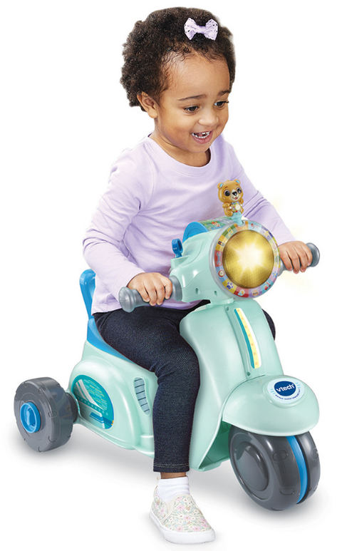 VTech Porteur Scooter Interactif 3 en 1