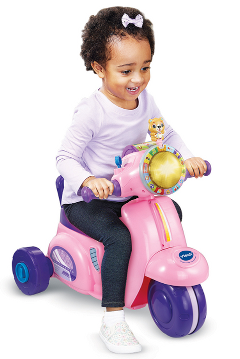 VTech 2-in-1 Ride & Balance Scooter Pink