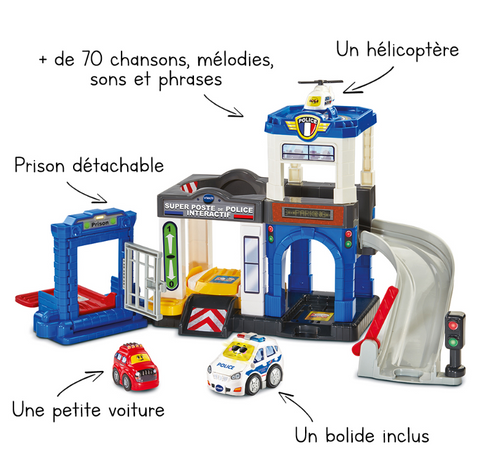 VTech Super Poste De Police Interactif - Série Pro