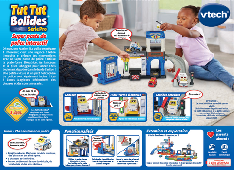 VTech Super Poste De Police Interactif - Série Pro