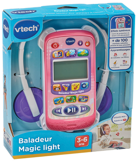 VTech Baladeur Magic Light Rose