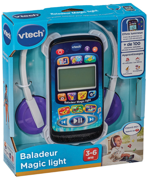 VTech Baladeur Magic Light Bleu