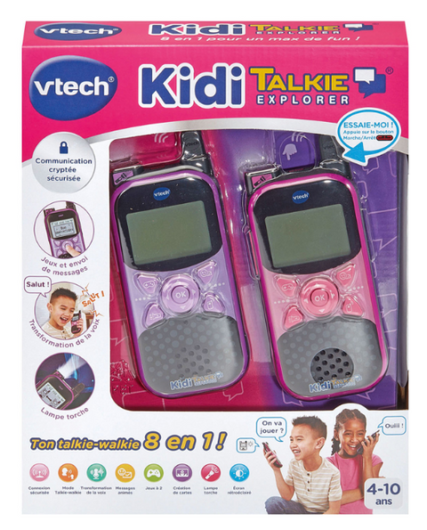 VTech Kidi Talkie Walkie Explorer Rose