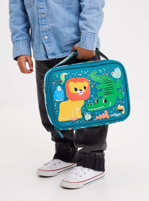 Smiggle Green Big Dreams Teeny Tiny Square Lunch Bag