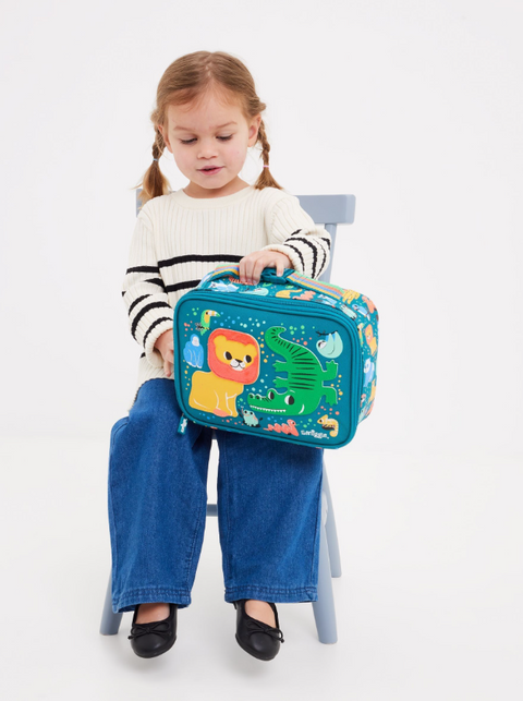 Smiggle Green Big Dreams Teeny Tiny Square Lunch Bag