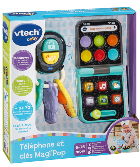 VTech Coffret Clés + Téléphone Magi'Pop