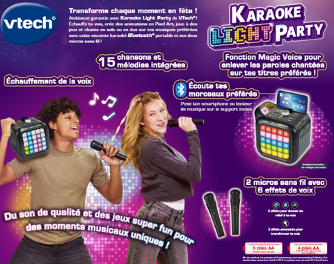VTech Karaoke Light Party French