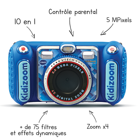VTech KidiZoom Duo DX Bleu