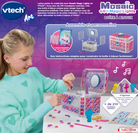 VTech Mosaïc Magic Lights - Boîte à Bijoux