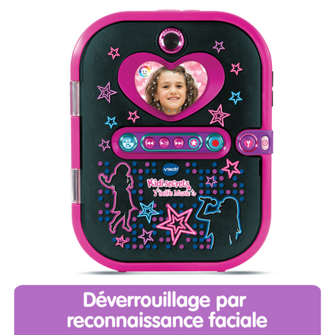 VTech KidiSecrets Selfie Music Noir Journal Intime Électronique