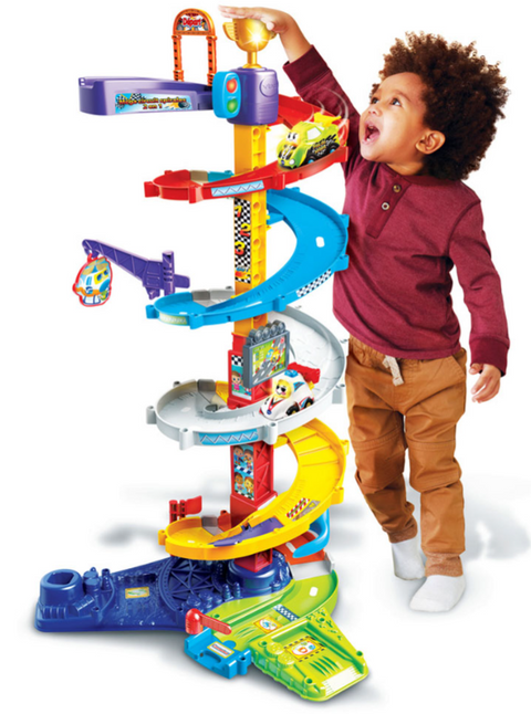 VTech Méga circuit spirales 2 en 1 + Titouan, fou du volant