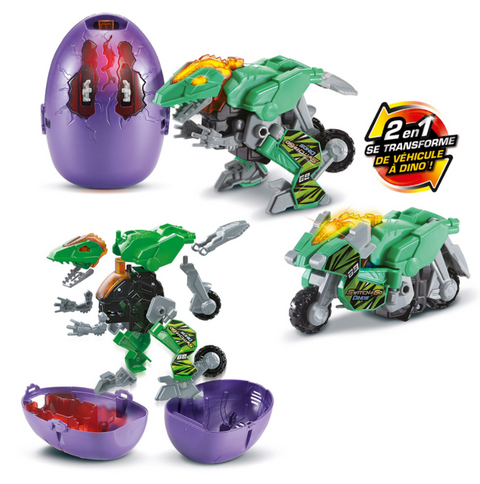 VTech Switch & Go Dinos Surprise V2 - 6 modèles à collectionner Assorted