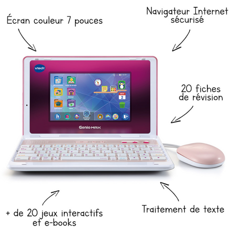 VTech Genio Max Laptop Rose