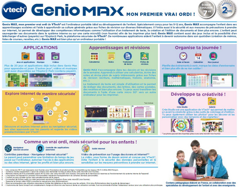 VTech Genio Max Laptop Rose