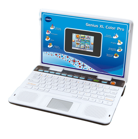 VTech Genius XL Color Pro Laptop Bilingue Silver