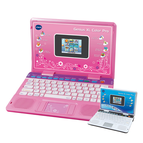 VTech Genius XL Color Pro Laptop Bilingue Rose