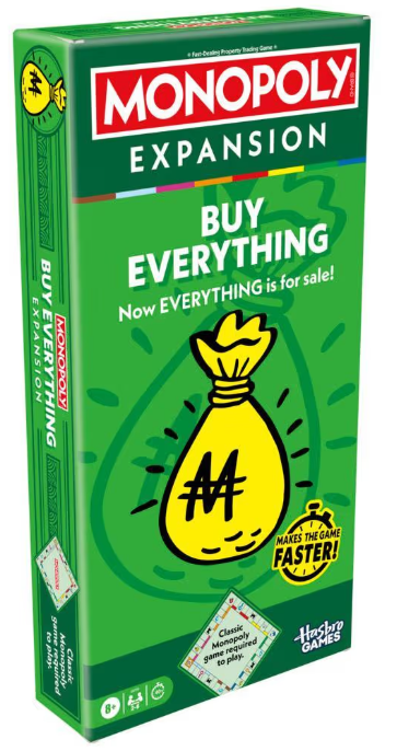 Monopoly Buy Everything Card Game