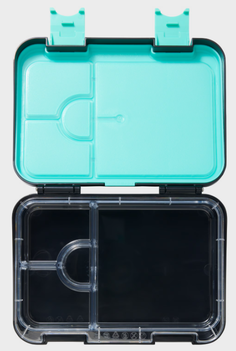 Smiggle Black Eclipse Medium Bento Lunch Box