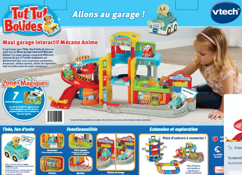 VTech Maxi Garage Interactif Mécano Animo