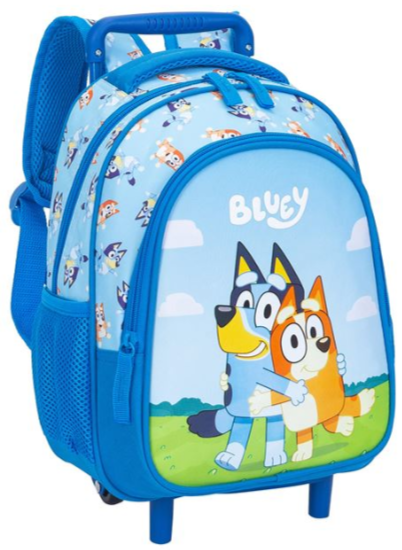 Bluey Always Funny 1 Compartment Trolley Backpack 30cm