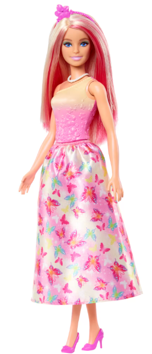 Barbie Royal Doll Butterfly-Print Skirt And Accessories